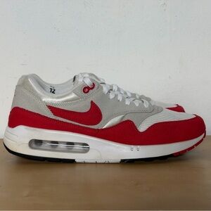 Nike Air Max 1 ‘86 OG Big Bubble Sport Red Sneakers DQ3989-100 Men’s Size 12